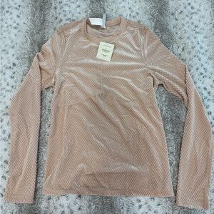 Fabletics Velour Long Sleeve Top
